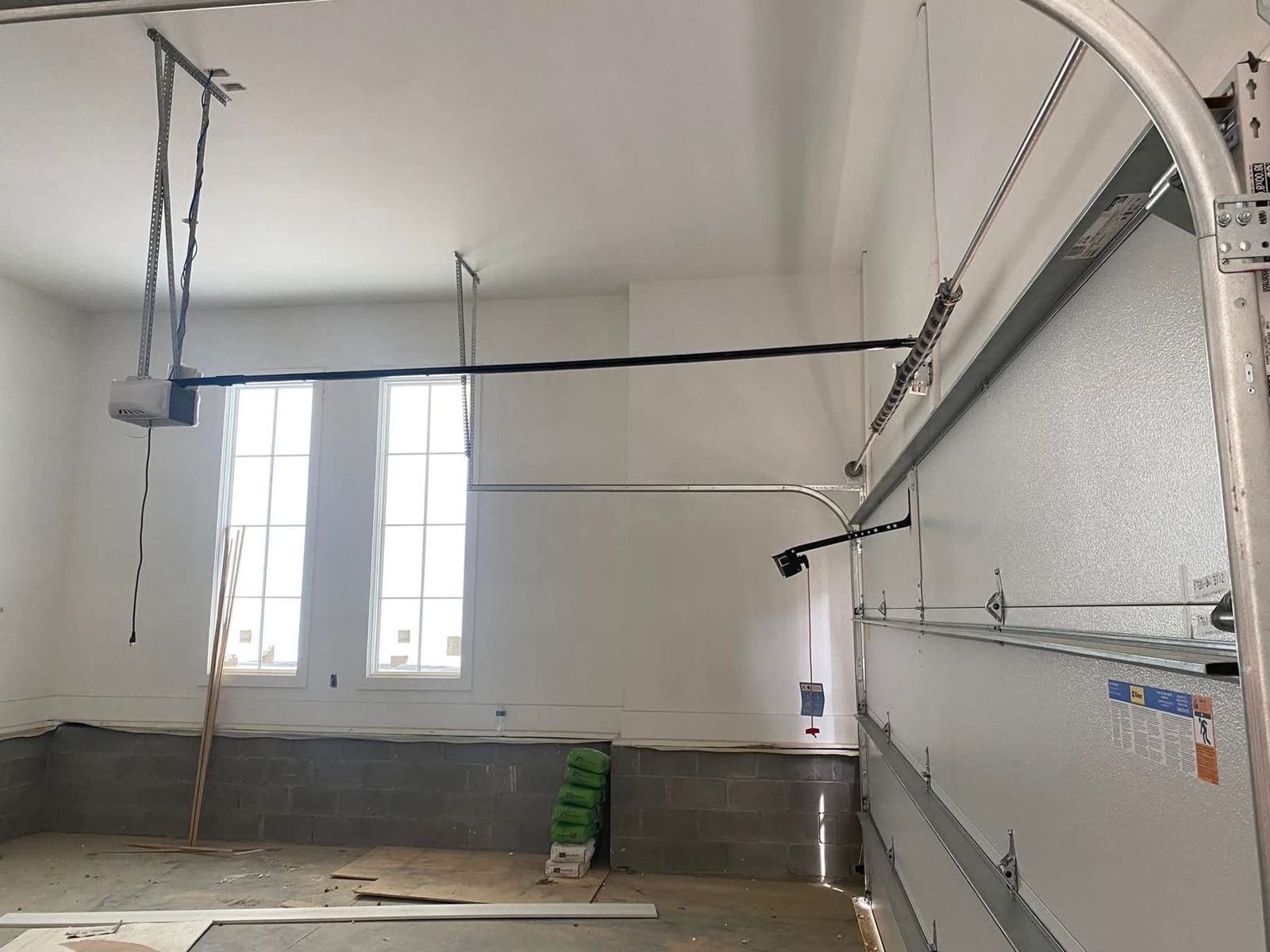 Opener installed in a new home — DFW - Fast Mobile Garage Doors
