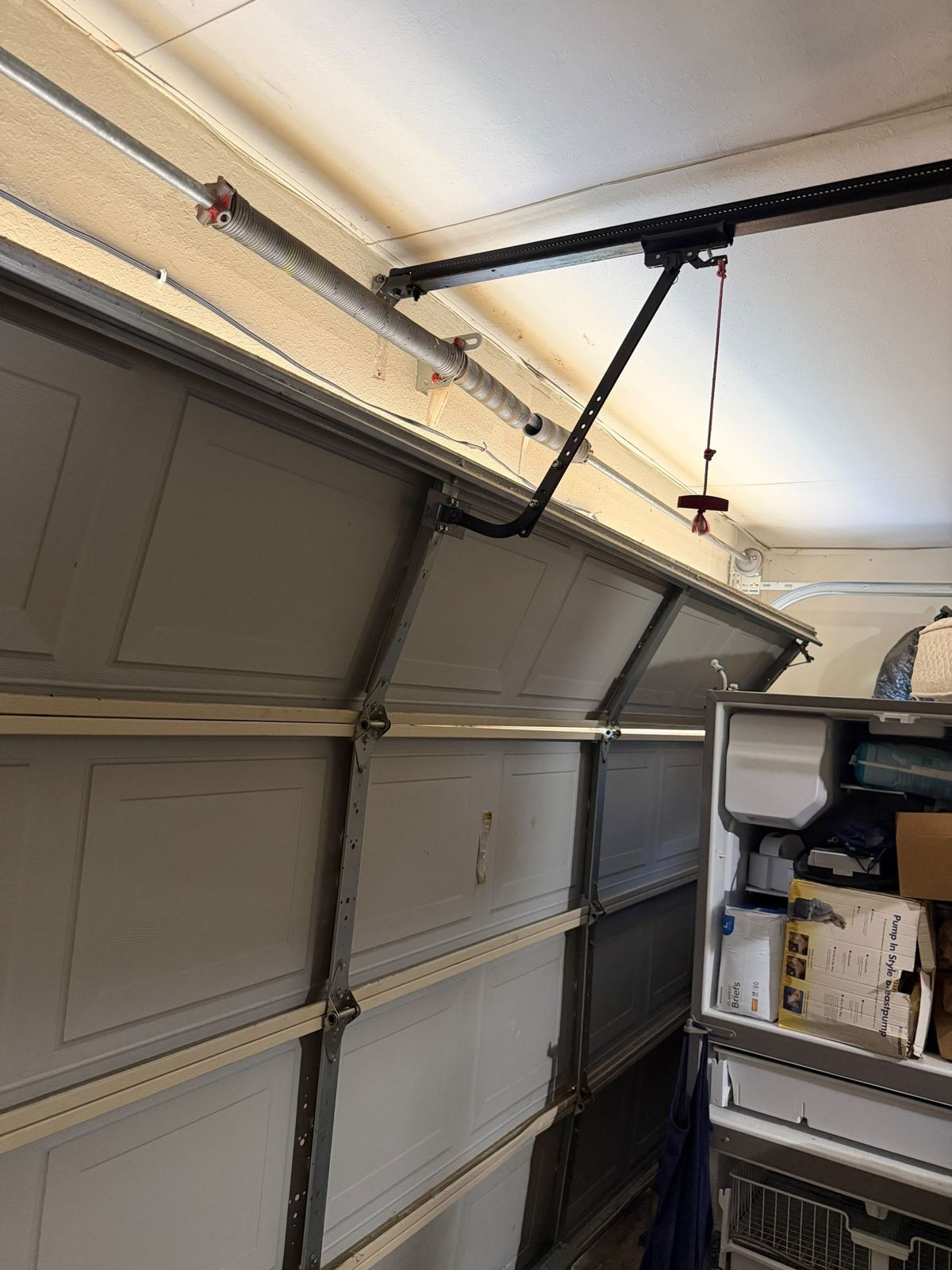 Spring replacement — Plano, TX - Fast Mobile Garage Doors
