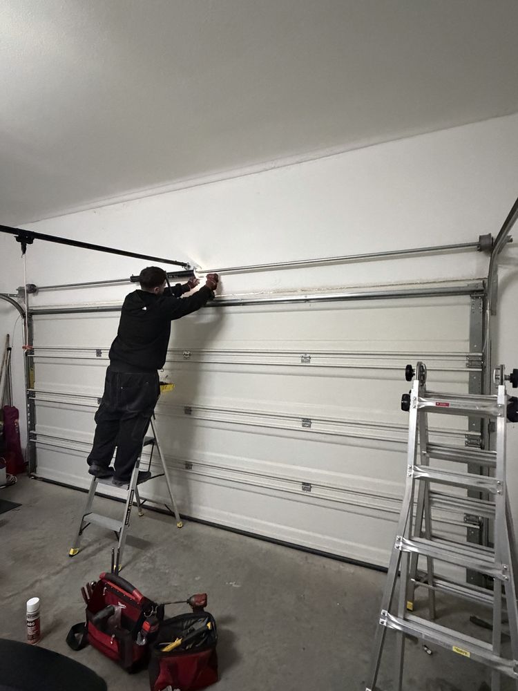 Garage door opener and track service Dallas Fort Worth