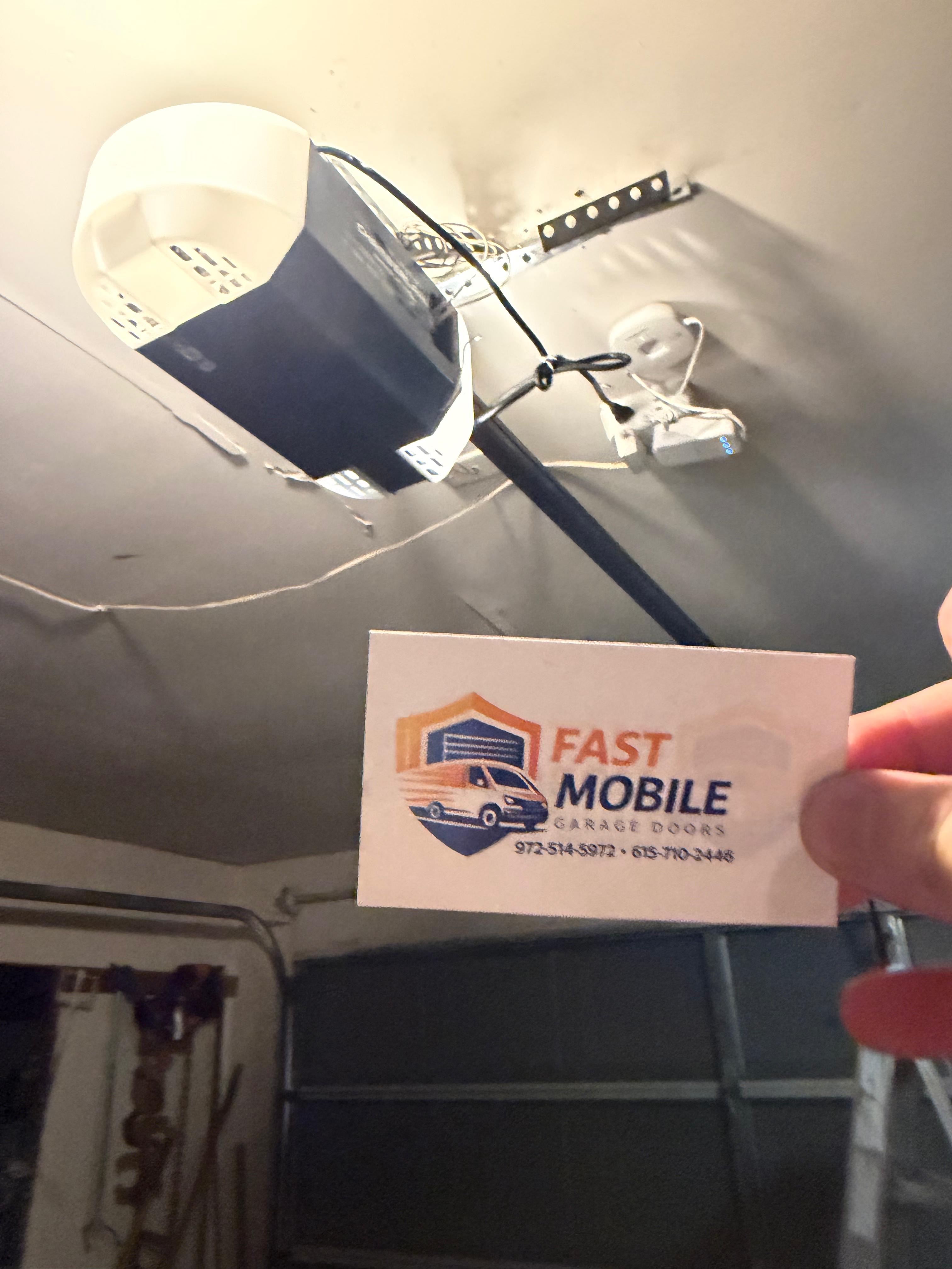 Garage door opener installation DFW