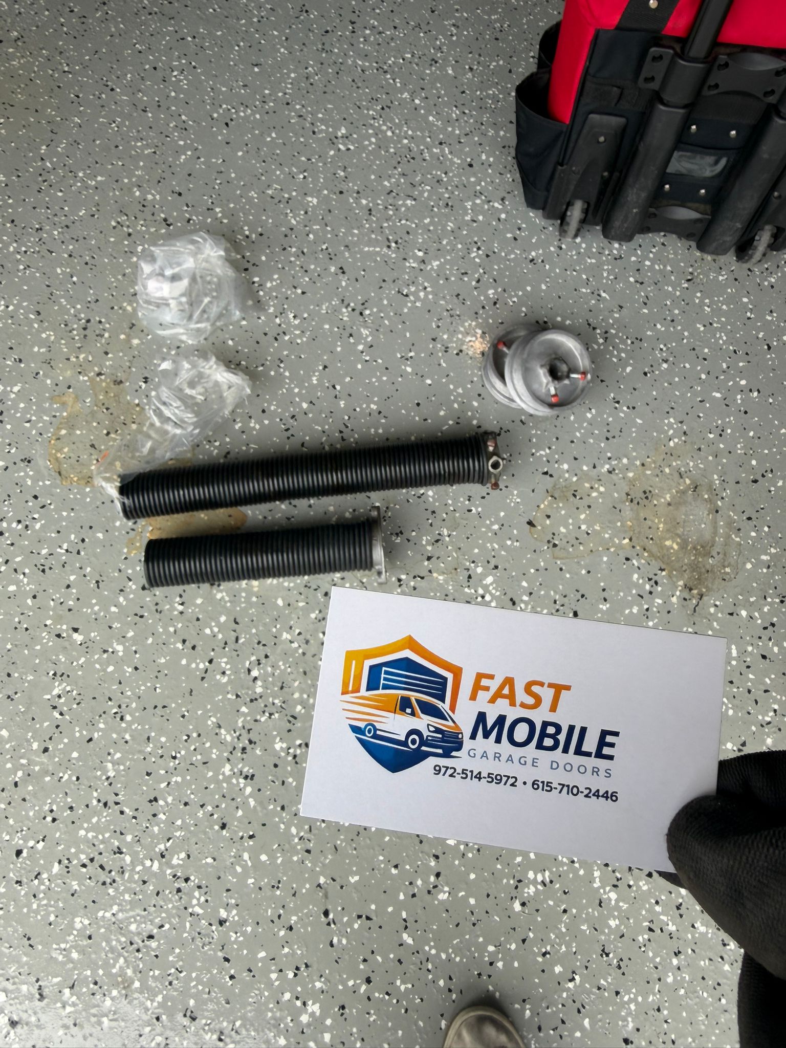 Garage door springs and parts DFW